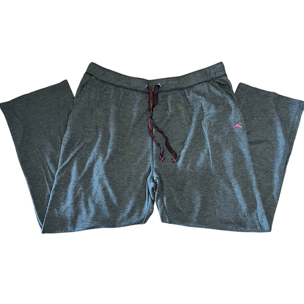 Tommy Bahama Mens Knit Lounge Drawstring Sweatpants Gray 2XL